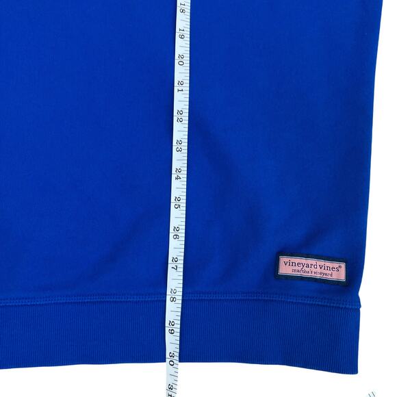 Vineyard Vines Mens XXL Half Zip Sweatshirt Pullover Two-toned Blue Grey Warm - Picture 15 of 16